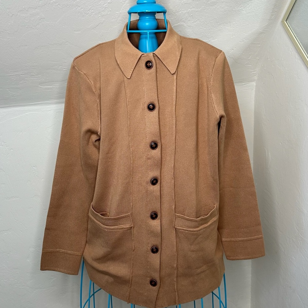 Grace Karin Button Down Sweater Jacket